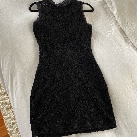 Sexy GUESS Fitted Black Lace Dress - Picture 6 of 12